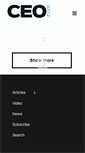 Mobile Screenshot of ceo.com