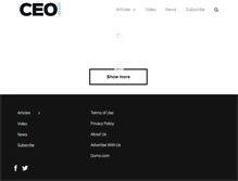 Tablet Screenshot of ceo.com