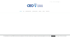Desktop Screenshot of ceo.es